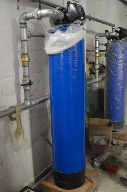 Water Softener Components in Use